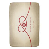 Tapis De Bain Red Knot Union Double Bonheur Mariage chinois (devant Vertical)