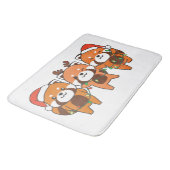 Tapis De Bain Red Panda Christmas Animals Cute Red Pandas (Angle)
