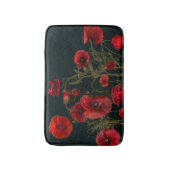Tapis De Bain Red Poppies (Devant (Vertical))