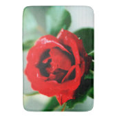 Tapis De Bain Red Rose Love (devant Vertical)