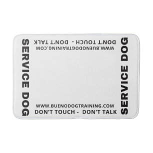 Tapis De Bain Red Service Chien Ne Touchez Pas Ne Parlez Pas Mat