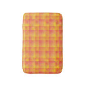 Tapis De Bain Red Yellow Checker Abstract Pattern (Devant (Vertical))