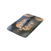 Tapis De Bain Réflexion de chats dans l'étang Photo amusante - (Angle)