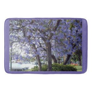 Tapis De Bain **"Réflexions de Jacaranda : Bateaux domestiques s