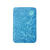Tapis De Bain Réflexions d'eau bleue Personnaliser Mat de bain (Devant (Vertical))