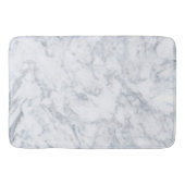 Tapis De Bain Regard de marbre blanc chic (Devant)
