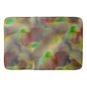 Tapis De Bain Regard de verre en rouge et vert citron sur les nu (Devant)