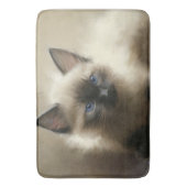 Tapis De Bain Regard D'Innocence Siamese Kitten Portrait (devant Vertical)