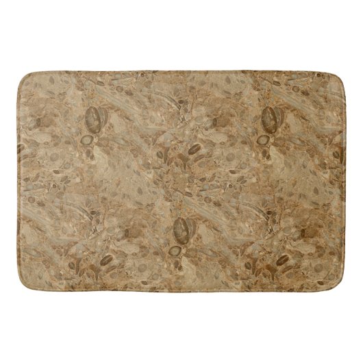 Tapis De Bain Regard fossile de marbre Brown (Devant)