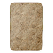 Tapis De Bain Regard fossile de marbre Brown (devant Vertical)