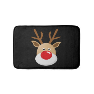 Tapis De Bain Reindeer Christmas Deer Rudolf