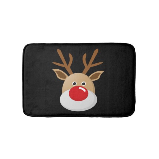 Tapis De Bain Reindeer Christmas Deer Rudolf (Devant)