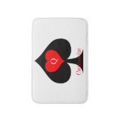 Tapis De Bain Reine noire des pique Coeur rouge Thunder_Cove (Devant (Vertical))