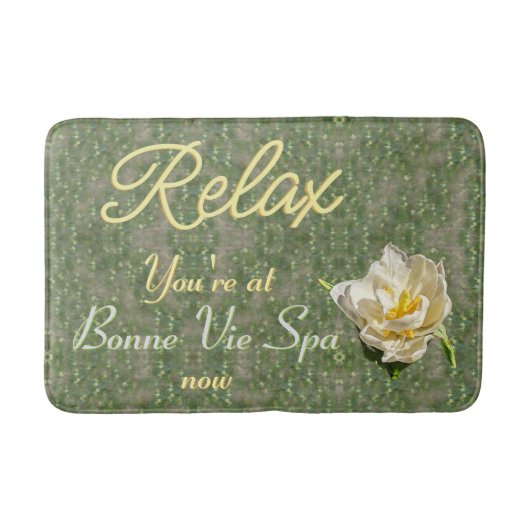 Tapis De Bain Relax Custom Spa-Bain Mat (Devant)