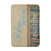 Tapis De Bain Relaxez-Vous Sur Le Devis De L'Heure Du Lac (Devant (Vertical))