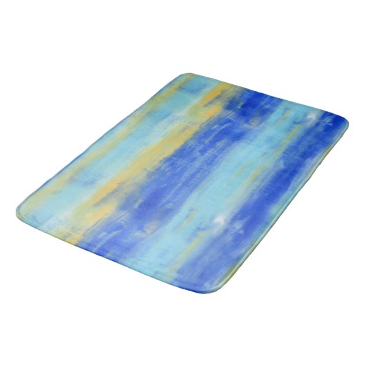 Tapis De Bain Relaxing Beach Aqua Turquiose Nautical (Angle)