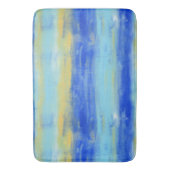 Tapis De Bain Relaxing Beach Aqua Turquiose Nautical (devant Vertical)