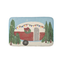 Remorque de camping de Noël