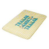 Tapis De Bain Remorque Sweet Trailer Arlequin Jaune (Angle)