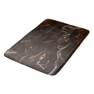 Tapis De Bain Remous de brun, noirs et de gris