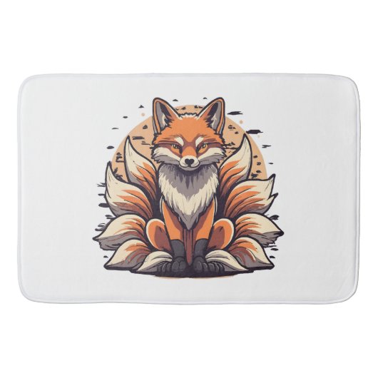 Tapis De Bain Renard à 9 queues (Devant)