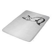 Tapis De Bain Renard argenté (Angle)