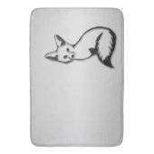 Tapis De Bain Renard argenté (devant Vertical)