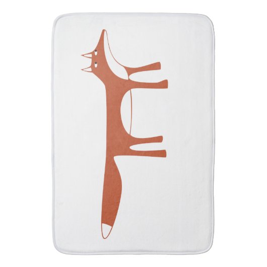 Tapis De Bain Renard rouge (devant Vertical)