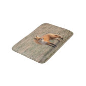 Tapis De Bain Renard rouge dans un champ (Angle)