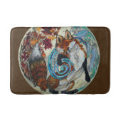Tapis De Bain Renard spiral d'automne (Devant)
