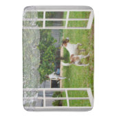 Tapis De Bain Renard Terriers À La Découverte Du Jardin, (devant Vertical)