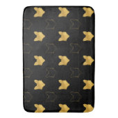 Tapis De Bain Renards noirs d'or (devant Vertical)