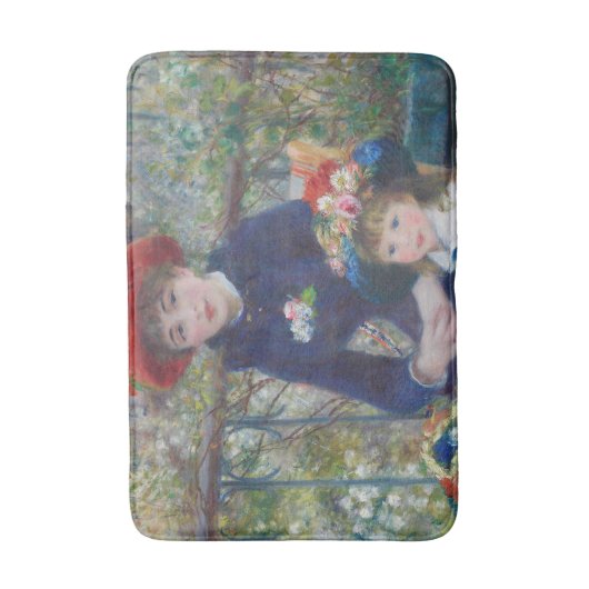 Tapis De Bain Renoir Deux Soeurs Terrasse Français Impressionnis (Devant (Vertical))