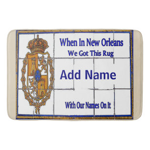Tapis De Bain Réplique French Quarter Rue Nom Carrelage Muraux :