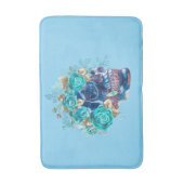TAPIS DE BAIN REQUIEM FLEUR BLEUE (Devant (Vertical))