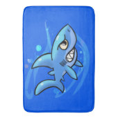 Tapis De Bain Requin caricature cool (devant Vertical)