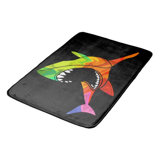 Tapis De Bain Requin coloré (Angle)
