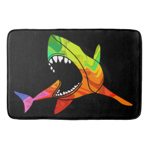 Tapis De Bain Requin coloré