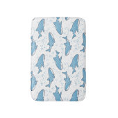 Tapis De Bain Requin de baleine étoilé (lumière) (Devant (Vertical))