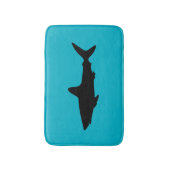 Tapis De Bain Requin qui Nage (Devant (Vertical))