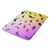 Tapis De Bain requin-taupe sur fond océanique (Angle)