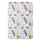 Tapis De Bain Requins et pirates singes (devant Vertical)
