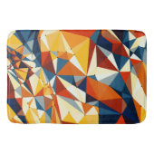 Tapis De Bain Réseau de triangles multicolores (Devant)