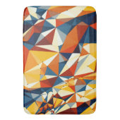Tapis De Bain Réseau de triangles multicolores (devant Vertical)