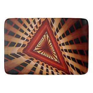 Tapis De Bain Réseau d'Imaginaires 3D Conception graphique fract