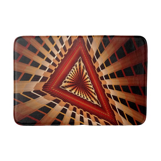 Tapis De Bain Réseau Fantastique 3D Moderne de Design Graphique (Devant)