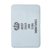 Tapis De Bain Restez au calme et chantez les mélodies (Devant (Vertical))