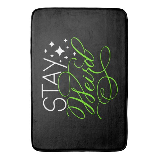 Tapis De Bain Restez bizarre Introvert, Geek, Nerd (devant Vertical)
