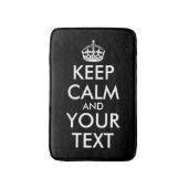 Tapis De Bain Restez calme et continuez - Créez votre propre (Devant (Vertical))