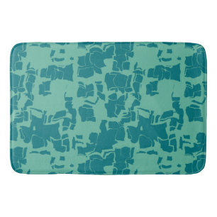Tapis De Bain Résumé Bleu de Seabolt